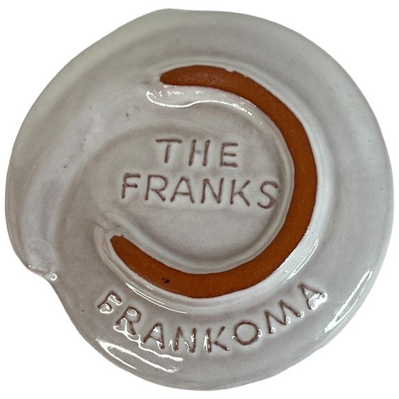 1973 Frankoma Pottery Christmas Card White Sand Glaze Spiral To Heaven The Frank - Picture 2 of 4